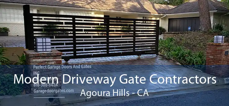 Modern Driveway Gate Contractors Agoura Hills - CA