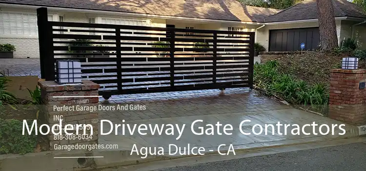 Modern Driveway Gate Contractors Agua Dulce - CA