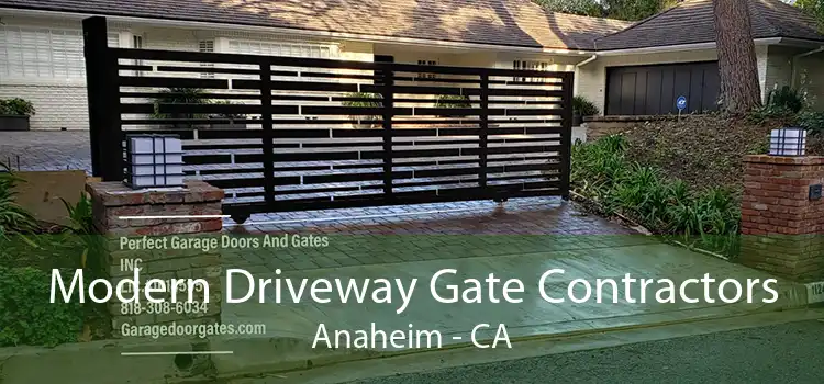 Modern Driveway Gate Contractors Anaheim - CA