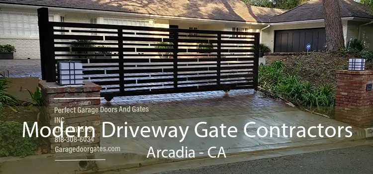 Modern Driveway Gate Contractors Arcadia - CA