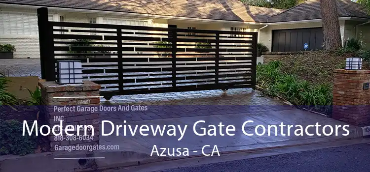 Modern Driveway Gate Contractors Azusa - CA