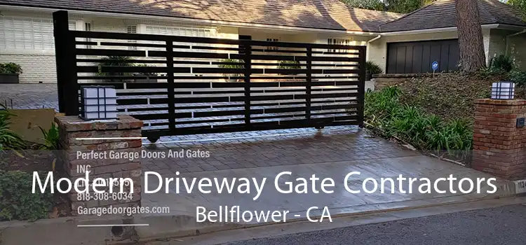 Modern Driveway Gate Contractors Bellflower - CA