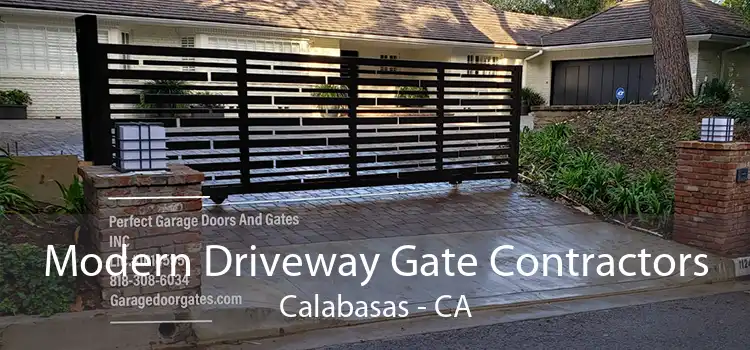 Modern Driveway Gate Contractors Calabasas - CA