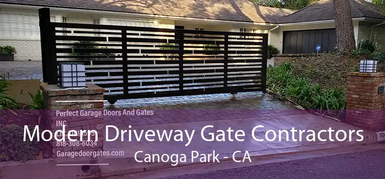 Modern Driveway Gate Contractors Canoga Park - CA