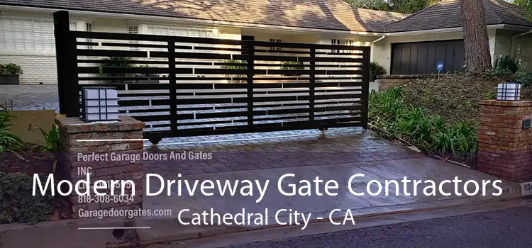 Modern Driveway Gate Contractors Cathedral City - CA