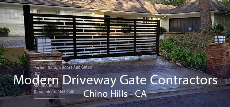 Modern Driveway Gate Contractors Chino Hills - CA