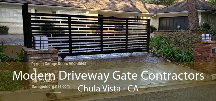 Modern Driveway Gate Contractors Chula Vista - CA