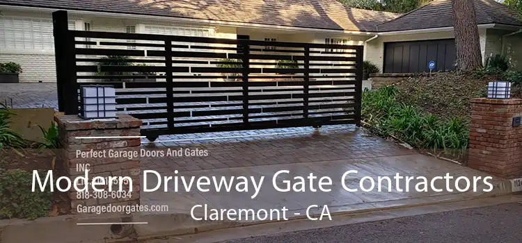 Modern Driveway Gate Contractors Claremont - CA