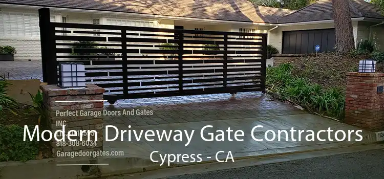 Modern Driveway Gate Contractors Cypress - CA