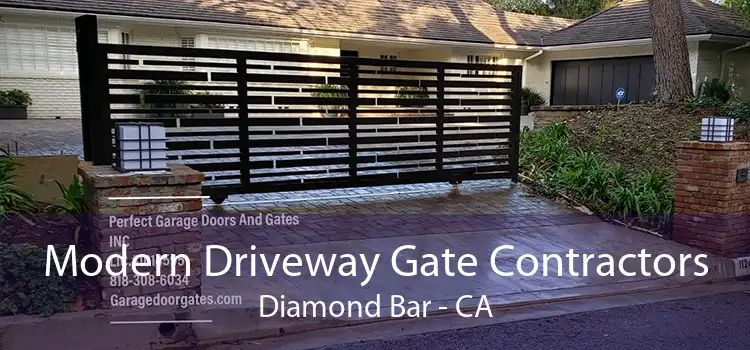 Modern Driveway Gate Contractors Diamond Bar - CA