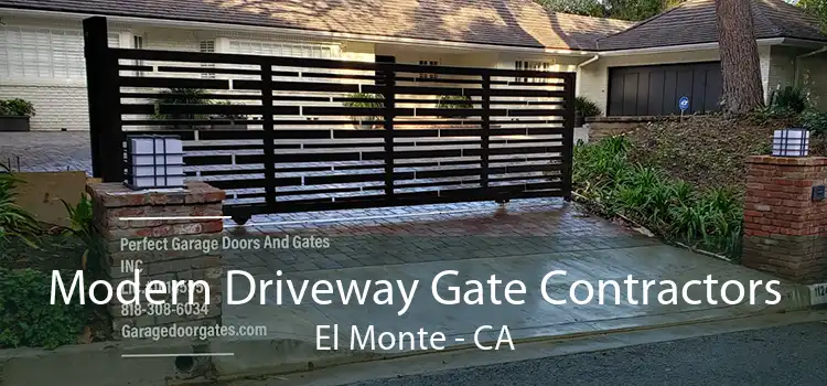 Modern Driveway Gate Contractors El Monte - CA