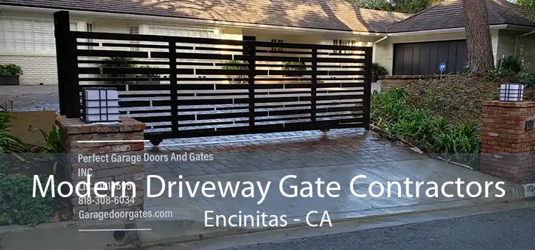 Modern Driveway Gate Contractors Encinitas - CA