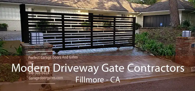 Modern Driveway Gate Contractors Fillmore - CA