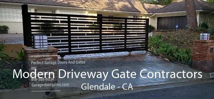 Modern Driveway Gate Contractors Glendale - CA