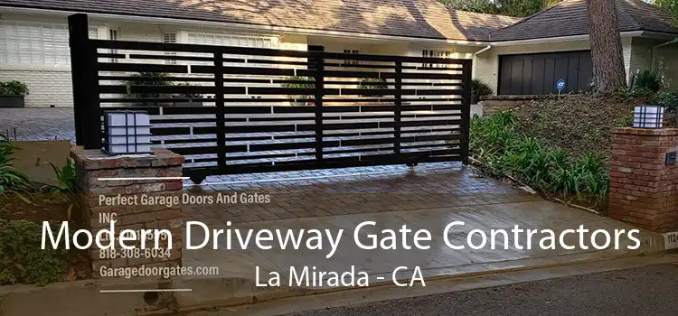 Modern Driveway Gate Contractors La Mirada - CA