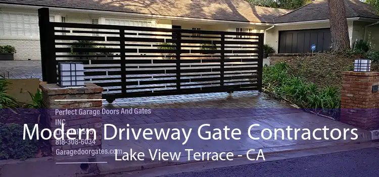 Modern Driveway Gate Contractors Lake View Terrace - CA