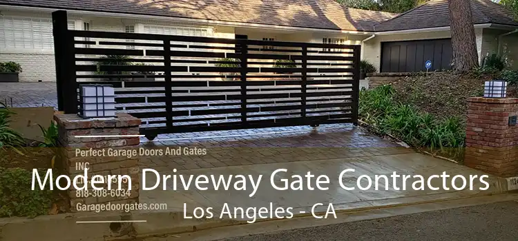 Modern Driveway Gate Contractors Los Angeles - CA