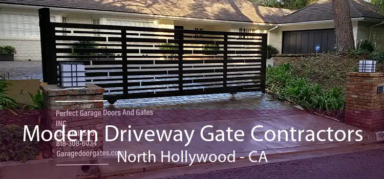 Modern Driveway Gate Contractors North Hollywood - CA