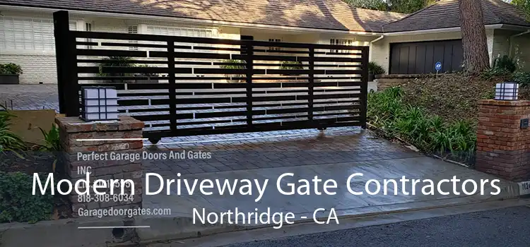 Modern Driveway Gate Contractors Northridge - CA