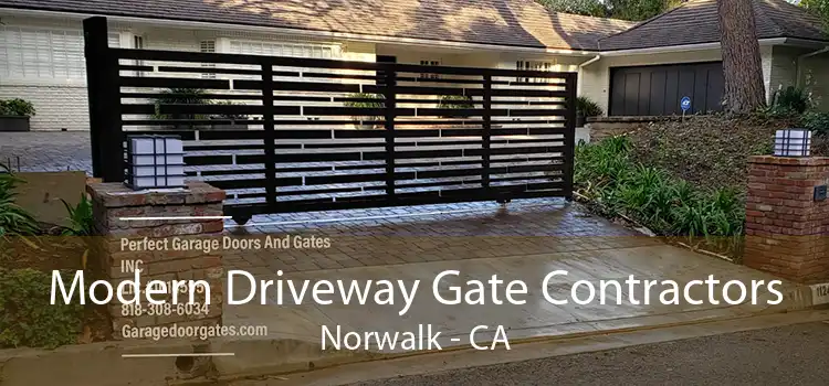 Modern Driveway Gate Contractors Norwalk - CA