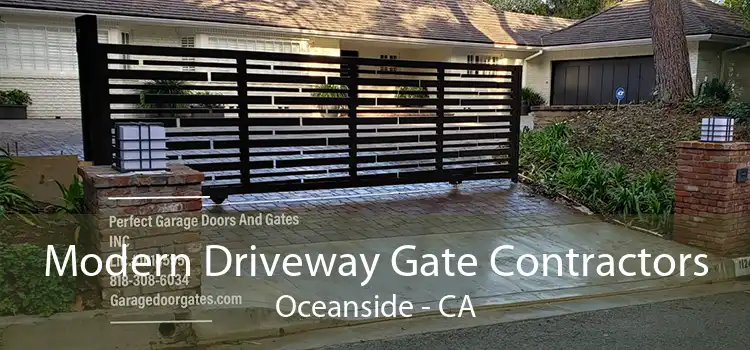 Modern Driveway Gate Contractors Oceanside - CA