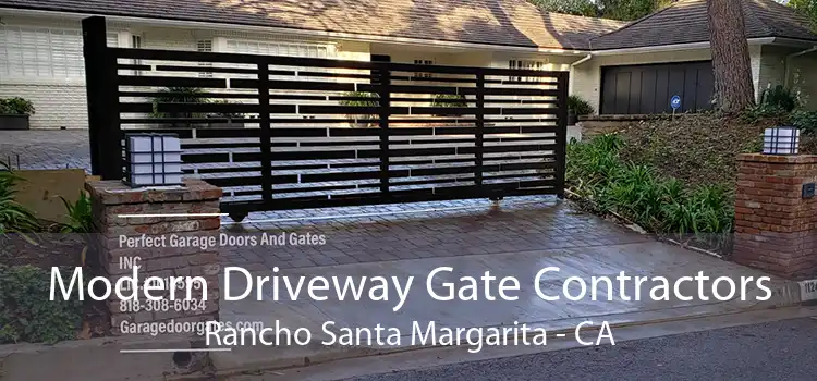 Modern Driveway Gate Contractors Rancho Santa Margarita - CA