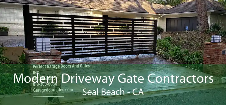 Modern Driveway Gate Contractors Seal Beach - CA