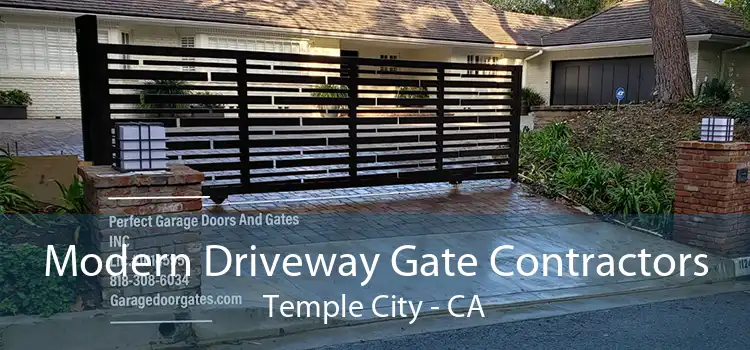 Modern Driveway Gate Contractors Temple City - CA