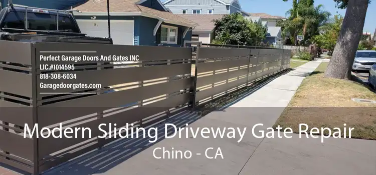 Modern Sliding Driveway Gate Repair Chino - CA