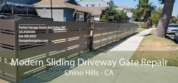 Modern Sliding Driveway Gate Repair Chino Hills - CA