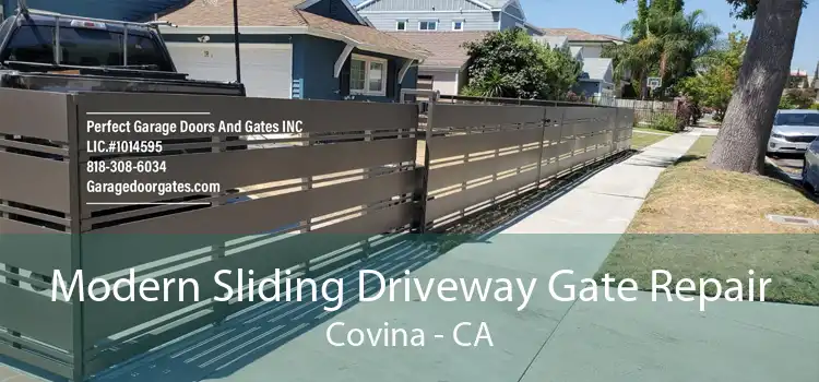 Modern Sliding Driveway Gate Repair Covina - CA