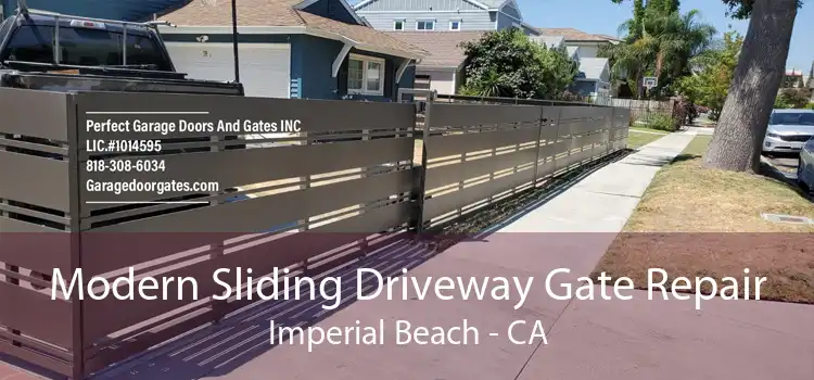 Modern Sliding Driveway Gate Repair Imperial Beach - CA