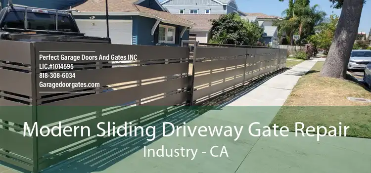 Modern Sliding Driveway Gate Repair Industry - CA