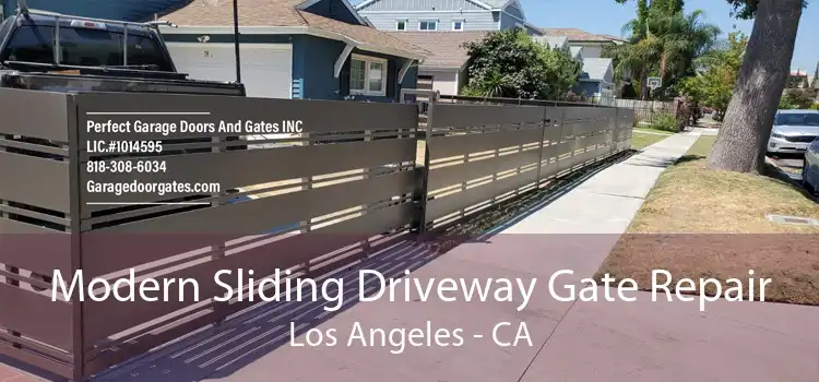 Modern Sliding Driveway Gate Repair Los Angeles - CA