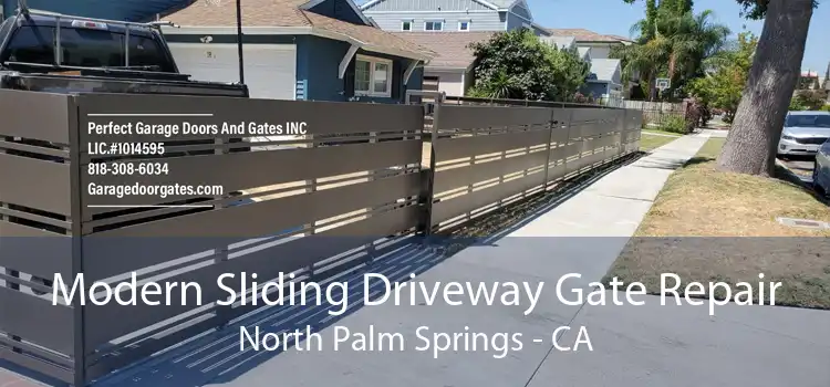 Modern Sliding Driveway Gate Repair North Palm Springs - CA