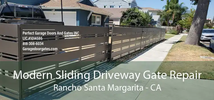 Modern Sliding Driveway Gate Repair Rancho Santa Margarita - CA