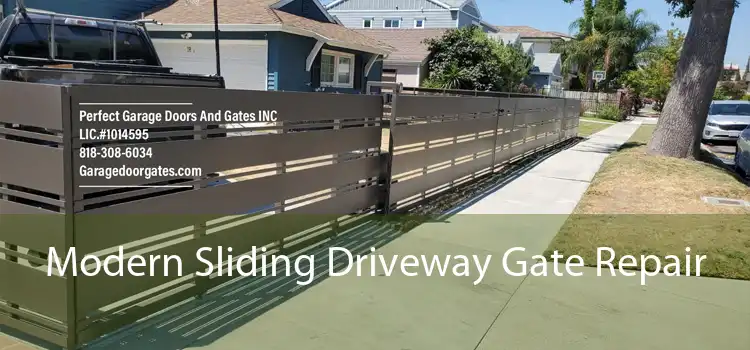 Modern Sliding Driveway Gate Repair 