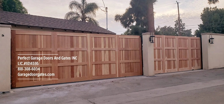 Baldwin Park Modern Driveway Gates Installation