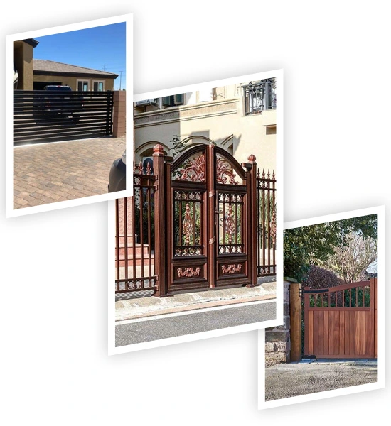 Luxury Modern Driveway Gates in Seal Beach